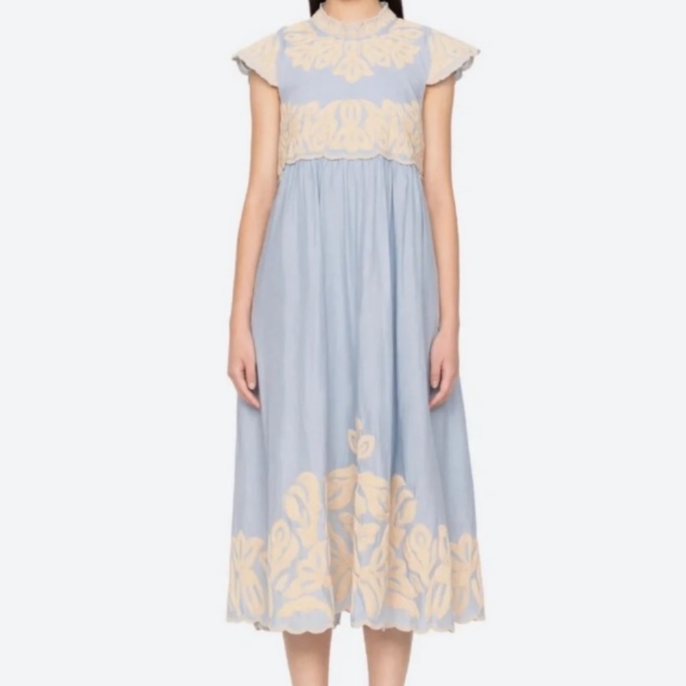 Alexandra Dress ~ Blue - Picture 3 of 7